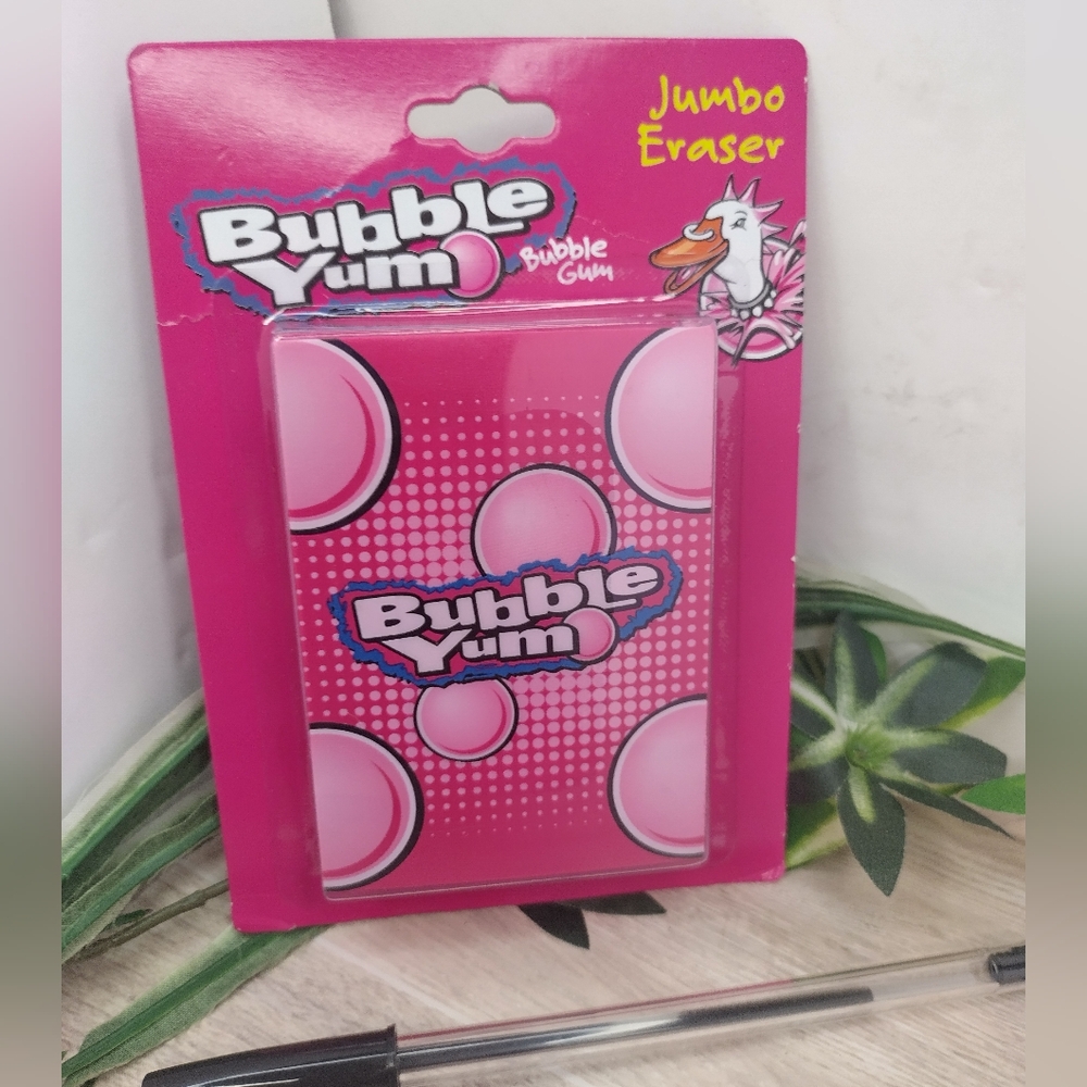 Bubble Yum Jumbo Eraser Novelty Kids School Supplies Gifts